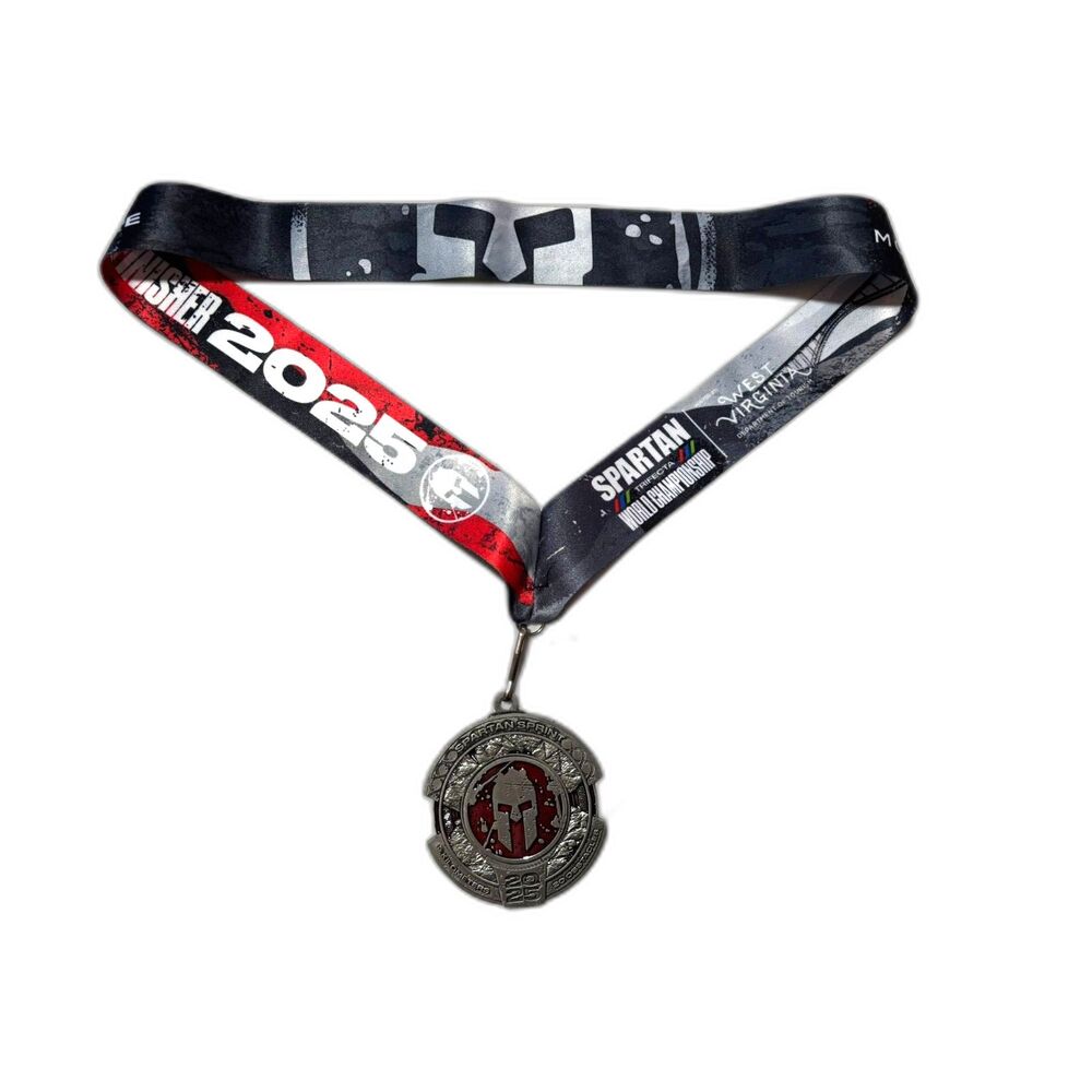 Spartan Trifecta World Championship West Virginia 2025 Sprint Medal